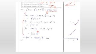 HKDSE M2 084 Applications of Differentiation Global Extrema [upl. by Zaslow]