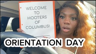 HOOTERS orientation day  i start working FRIDAY [upl. by Yekim]