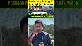 BIG Battle 🛑 Pakistan Playing 11 for 1st One day match in MCG Against Australia [upl. by Zurek]