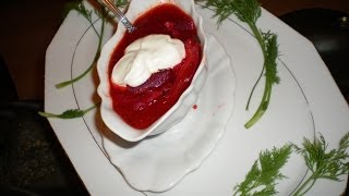 בורשט  כשר  borscht recipe [upl. by Ediva]