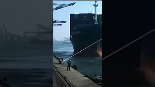 Dangers of Mooring Line Snapback ship shorts viral [upl. by Terraj]