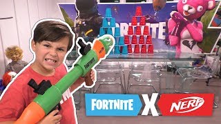 Epic Nerf Fortnite Race [upl. by Ardnuaek596]