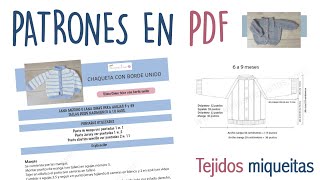 Patrones en PDF para todas las tallas [upl. by Carlisle437]