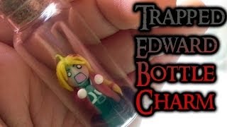 Full Metal Alchemist Edward Bottle Charm Polymer Clay Tutorial  Arcilla Polimérica [upl. by Htebasil]