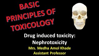 Drug induced toxicity Nephrotoxicity [upl. by Teerell]