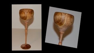 How To Make A Goblet On The Lathe  Woodturning Projects [upl. by Colene]