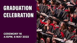 University of York Graduation Celebrations May 2022 Livestream Ceremony 16 [upl. by Ecnarretal]