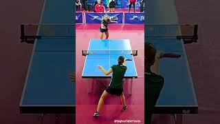 GREAT 👍 Forehan Chop amp Backhand Chop tabletennisstrokes [upl. by Giannini]