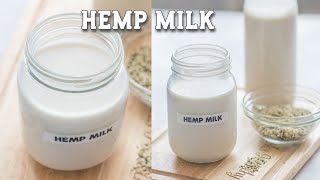 How to Make Hemp Seed Milk  Cook With Charla [upl. by Raynata]