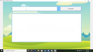 Worldwide Weather App using Python programming python weather [upl. by Einatsed975]