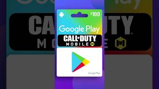 👉CÓMO RECARGAR CP en CALL OF DUTY MOBILE con TARJETA de GOOGLE PLAY shorts tutorial gamer [upl. by Bhayani125]