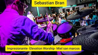 Impresionante Elevation WorshipMiel San Marcos Sebastian Bran🥁🥁🥁🔥🇬🇹 [upl. by Ahsircal389]