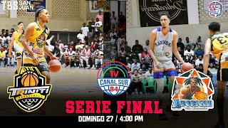 SERIE FINAL TRINITARIOS VS ABORIGEN  3ER JUEGO tbssanjuan abasanj tvcanalsur84 [upl. by Breanne]