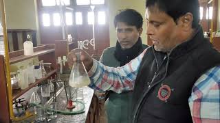 quotDETERMINATION of SAPONIFICATION VALUE of OILquot by DR ANIL KUMAR HOD PG DEPARTMENT of CHEMISTRY [upl. by Estell]