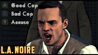 Grosvenor McCaffery Interrogation  All Possible Answers  LA Noire Remastered [upl. by Dre]