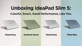 Unboxing IdeaPad Slim 5 Colorful Smart Good Performance Like You [upl. by Sybille]