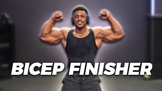 INSANE BICEP FINISHER For Bigger ARMS  Ashton Hall [upl. by Hynes579]