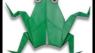 How to make a 3D Origami Frog カエル折り紙折り方 Rana 青蛙 Palaka Zaba Katak [upl. by Noelle214]