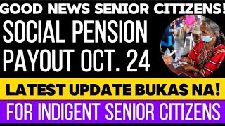 ✅SOCIAL PENSION PAYOUT OCTOBER 24 2024  FOR INDIGENT SENIOR CITIZENS [upl. by Artined]