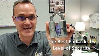 The 4 Best Padlocks by Level of Security [upl. by Darya204]