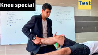 Knee joint special test [upl. by Evvie400]