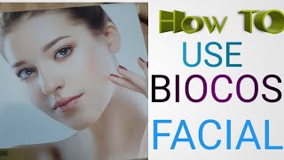 HOW TO USE BIOCOS FACIAL  BioCos Urgent Whitening facial Review  BioCos Emergency Facial [upl. by Esialb832]