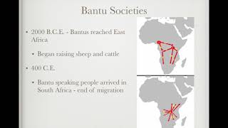 AP World Review Video 22 Bantu Migrations [upl. by Orapma608]