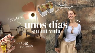 unos días tranquilos y reales conmigo vlog 🌟 desconectando de rrss amp girl therapy 🧘🏼‍♀️🍞 irene rain [upl. by Imak]