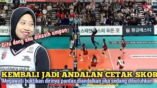 🔴 DIBERI UMPAN MATANG  Megawati kembali MVP saat RED SPARKS VS IBK ALTOS  Korean V league [upl. by Marlene]