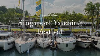 Singapore Yachting Festival 2024 A tour of the finest yachts in the region  Boulevard [upl. by Fadil]