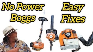 Easy Fix For Stihl Blower Trimmer amp Hedger  No Power  Boggs Learn How To Repair Like A Pro [upl. by Onilegna]