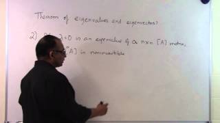 Chapter 0410 Lesson Theorems of Eigenvalues and Eigenvectors Part 2 of 6 [upl. by Atsed]