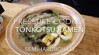 Easy Pressure Cooker Japanese Tonkotsu Ramen [upl. by Hamnet112]