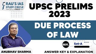 UPSC CSE Prelims 2023  GS Paper 1  Question  31  Set  A  Answer amp Explanation  Raus IAS [upl. by Khalil]