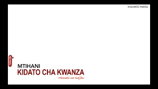 Kidato cha kwanza matumizi ya lugha [upl. by Waine673]