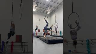 We ❤️ crash mats aerialpractice [upl. by Tarryn]