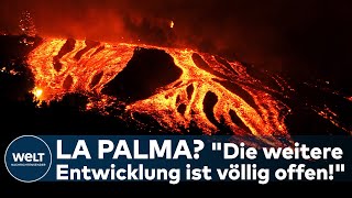 VULKANAUSBRUCH AUF LA PALMA Sorge auf Kanareninsel quotDie weitere Entwicklung ist noch völlig offenquot [upl. by Asilla]