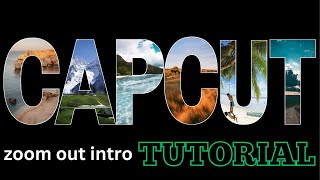 Capcut PC Tutorial Create a Stunning ZoomOut Text Intro StepbyStep Guide capcut [upl. by Raimundo]