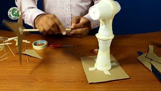 How to make Windmill Handson Science Club activity project [upl. by Inal]