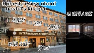 Day  9 of daily vlogging Hostels kitchen tour foreigner students hostel semey [upl. by Jessie360]