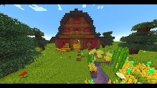 Einfacher Pferdestall in Minecraft bauen I Tutorial I [upl. by Ahsielat717]