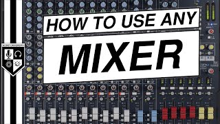 How To Use a Mixer for Live Sound amp Studio Recording [upl. by Desma]