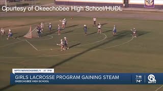 Girls lacrosse gains steam in Okeechobee County [upl. by Deborath]