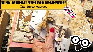 JUNK JOURNAL TIPS FOR BEGINNERS  The Paper Outpost [upl. by Yrian206]