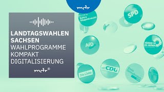 Digitalisierung – Das planen Sachsens Parteien  Podcast Wahlprogramme kompakt  MDR [upl. by Addiego24]