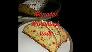 Vánoční tvarohová štola  nekynutá  ❄ Vánoční edice ❄  CZSK HD recipe [upl. by Sirrot]