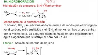 Hidroboración de Alquenos [upl. by Aivek]
