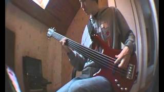 Poles Apart  Pink Floyd Fretless bass cover [upl. by Ahsielat]