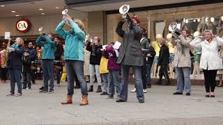 Flash Mob  Performing quotParty Rock Anthemquot in a plaza HD 🎵💃🏽 [upl. by Aziaf570]