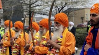 A group of Sikh people travelling for Shahidi diwas in Nawanshahr🙏Waheguru ji🙏chaarsahibzaade [upl. by Ahsoyek]